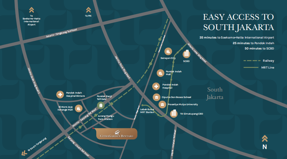 Lokasi Strategis Citra Garden Bintaro